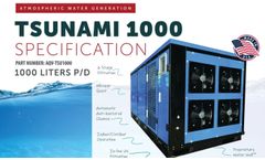 Model Tsunami - 1,000 Liter Atmospheric Harvesting System