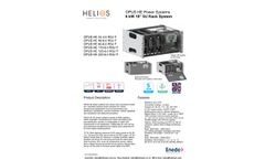 Helios - Model OPUS HE 5U- HPS-D - 16kW Modular DC UPS System - Brochure