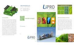 LiPRO - Model HKW50 and HKW50+ - Wood-fired Cogeneration Plant (CHP) - Flyer