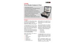 Circuit Breaker Analyzer & Timer CAT 250 Series - Brochure