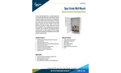 Generator Docking Station - Wall Mounted Spec Grade - Brochure