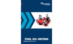 Aquametro CONTOIL - Model VZO/VZF - Fuel Oil Meters Datasheet