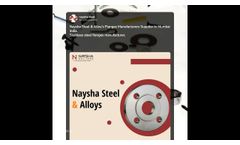 Naysha Steel & Alloys, Flanges Manufacturers Supplier In Mumbai India.. - Video
