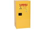 EAGLE - Model 1905 - Flammable Liquid Safety Storage Cabinet, 16 Gal. Yellow, One Door, Self Close