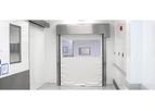 ASI Doors - Model 415 - GMP/FDA Compliant Fabric Clean Room Roll-Up Door