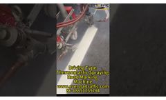 ES11 Driving Type Thermoplastic Spraying Road Marking Machine - Video