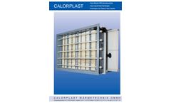 CALORPLAST - Plastic Gas-Liquid Heat Exchanger - Brochure