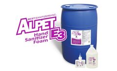 Alpet - Model E3 - Hand Sanitizer Foam