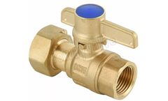 DW/OEM - Model DW-LB521 - Acs Approval Angle Type Female Lockable Water Meter Ball Valve