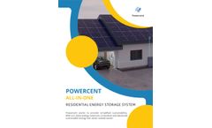 Powercent - Model PC-RESS-S - Residential Energy Storage System - Brochure