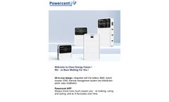 Powercent - Model PC-RESS-P - Residential Energy Storage System - Brochure