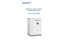 Powercent - Model PC-CESS-S - Commercial Energy Storage System - Brochure