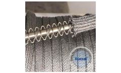 Texcraf - Model TF-BZT-2 - Stainless Steel Knitted Sleeving