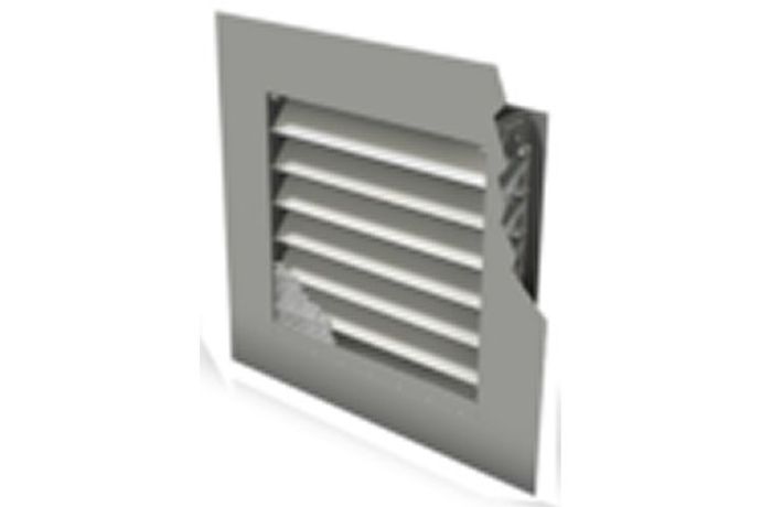 United Enertech ICBL-20-WR Combination Storm Louver / Blast Damper
