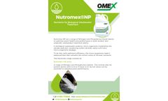 OMEX Nutromex - Model 100 series - Nutrients for Biological Wastewater Treatment - Brochure