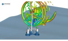 Simulating an Offshore Wind Turbine with CONVERGE - Video