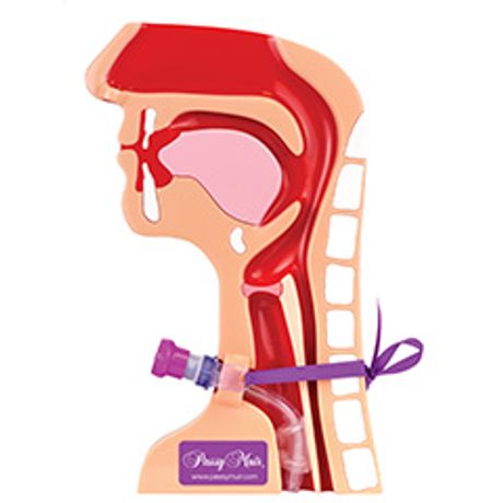 Model Tracheostomy T.O.M - Portable, Durable Polyurethane Elastomer