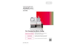 Arkray - Model ADAMS A1c HA-8190V - Automatic Glycohemoglobin Analyzer - Brochure