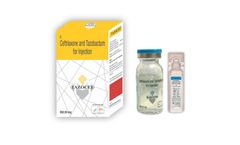 Model Tazocef  - Ceftriaxone 500 mg and Tazobactum 62.50 mg for Injection