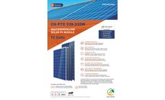 Contendre - Model P Series - Multicrystalline Solar Module  - Brochure
