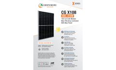 Contendre - Model X Series - Multicrystalline Solar Module - Brochure