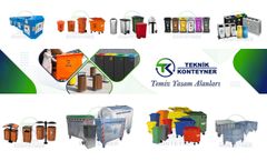 Teknik Konteyner - Waste Trashbins Containers - Video