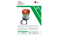 Unidata - Model 6506C - Tipping Bucket Rainfall Gauge - Brochure