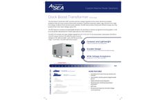 ASEA - Model DBT - Dock Boost Transformer - Datasheet