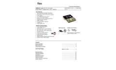 Flex - Model BMR491 Series - Isolated DC/DC Converter for Datacom Applications - Brochure