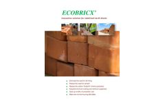 ECOBRICX - Innovative Solution for Stabilized Earth Blocks - Brochure