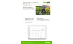Farmdeck - Chemical Records Management Software - Brochure