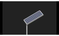 Lightgogo 4 all-in-one Solar Street Light Credible Hybrid and MPPT Solution 20 to 60 Watts - Video