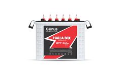 Genus - Model Hallabol GTT165 - 150 AH Tall Tubular Inverter Battery For Home And Office (White)