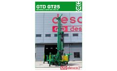 GTD GT25 Spec Sheet