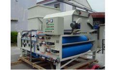 Dubhe - Model DTE-750 - Two Stage Belt Filter Press Rotary Drum Solid Liquid Separation Machine