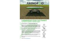 FarmDroid - Model FD20 - Automatic Seeding & Weeding Robot - Brochure