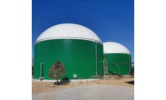 Mounted Double Membrane Gas Holder