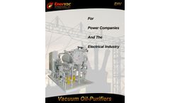 Transformer Oil Purifier / Degasification (EHV) - Brochure