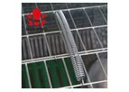 HuaXing - Durable Silver Cage For Poultry Farming Easy To Assemble