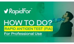 RapidFor COVID-19 Rapid Antigen Test Kit (FIA) - Video