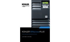 KOHLER - Model MINIPowerPLUS - 1 5kVA, Single-Phase UPS System - Brochure
