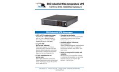 Falcon Electric - Battery Bank for SSG Industrial UPS -20C to 55C - Brochure