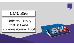 Cmc 356 - Universal Relay Test Set And Commissioning Tool - Video