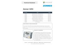 Sycous - Model Zenner WR3 - Energy Calculator Multidata Meter Datasheet
