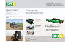 BioG BioChipper - Harvesting Technology - Brochure