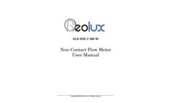 Geolux - Model RSS-2-300 W - High-Precision Non-Contact Open Channel Flow Meter - Manual