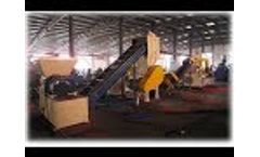 Large Radiator Recycling Plant, Copper Aluminum Separation Line - Video