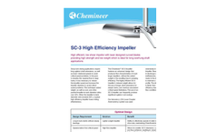 Chemineer SC-3 High Efficiency Impeller Brochure
