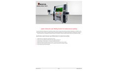 Amada Weld Tech-Jupiter Advanced Laser Welding System For Medical Device Welding - Brochure