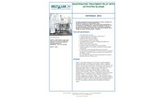 DELTALAB - Model MP43 - Wastewater Treatment Pilot with Activated Sludge - Brochure